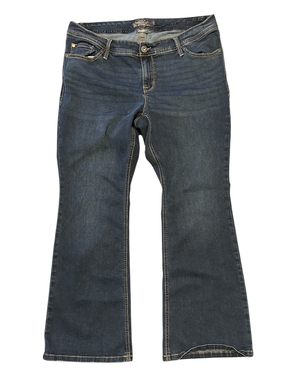 Torrid Dark Wash Luxe Slim Boot Cut Jeans Size 16